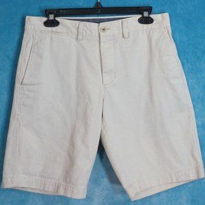 Banana Republic Aiden Shorts, Flat Front, Men's, Beige, Size 31